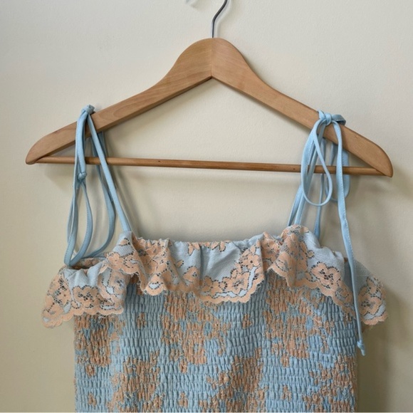 Storia Smocked Mini Dress - Picture 8 of 8